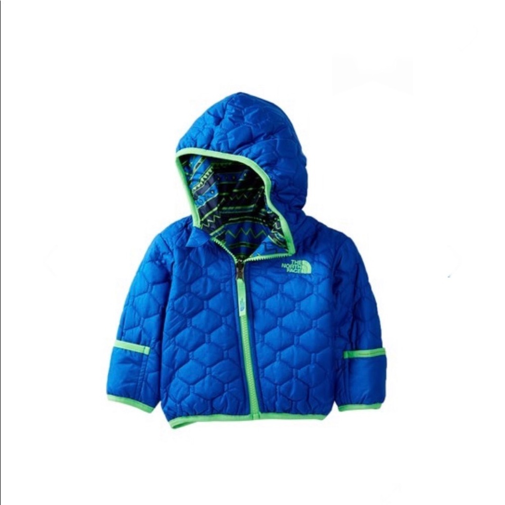 North Face Infant Boy Reversible Hooded Jacket